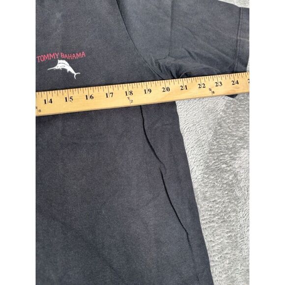 Tommy Bahama Call For Backup Short Sleeve T Shirt Men's Size Large Gray - Picture 7 of 9